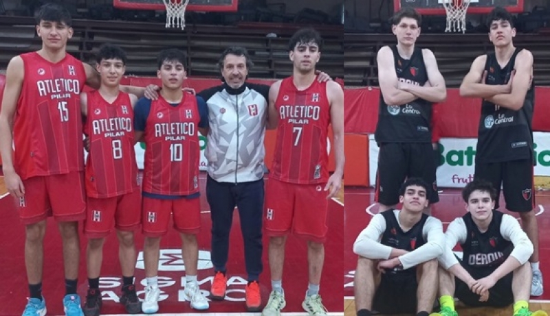 Atlético Pilar (Sub 18) y Presidente Derqui (Sub 16) se metieron en La Feliz en el 3x3.